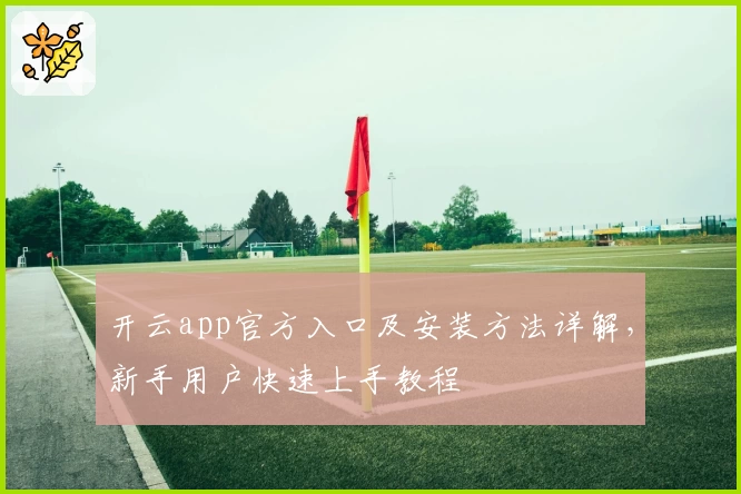 开云app官方入口及安装方法详解，新手用户快速上手教程